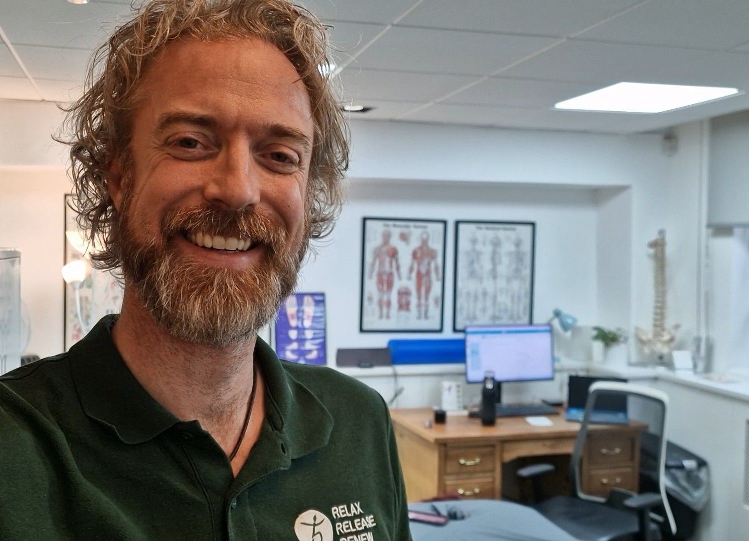 Tim in his treatment room in Clerkenwell