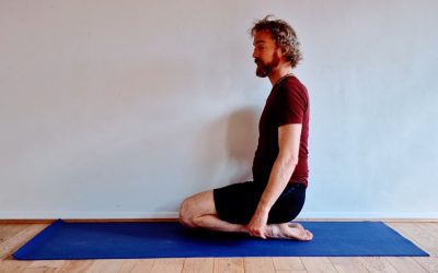 Kneeling shin stretch